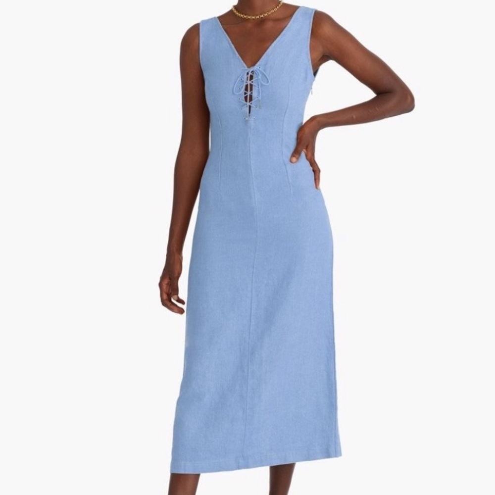 Paloma Wool Linen midi Dress